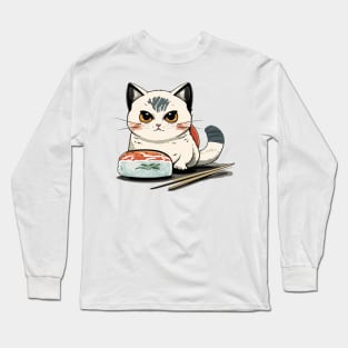 Sushi Cat Long Sleeve T-Shirt